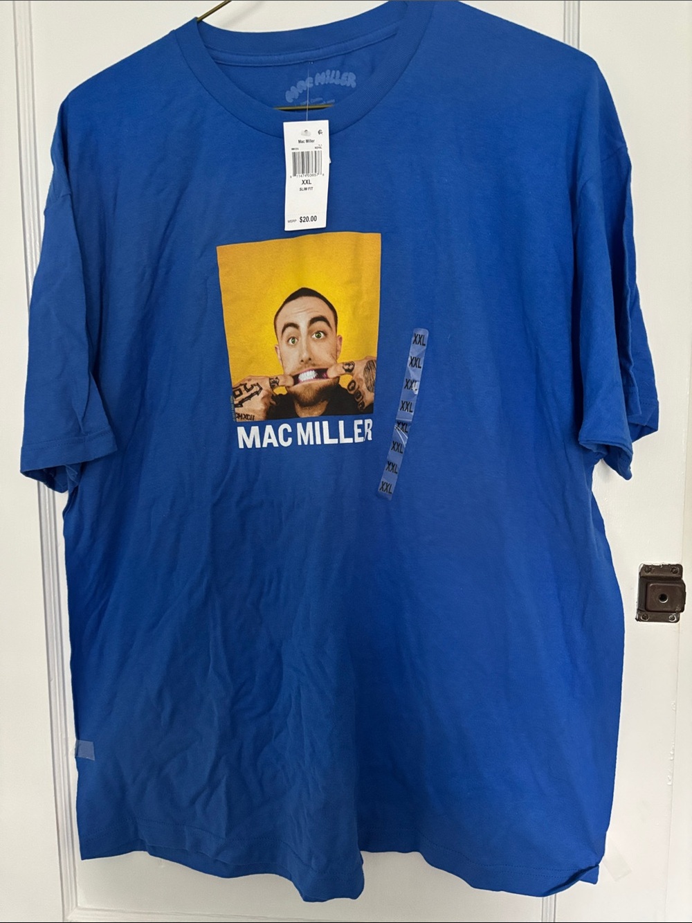 Mac Miller Blue Graphic Short Sleeve Tee - Men's
